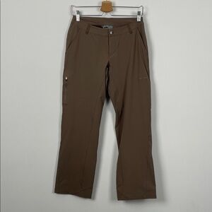 Golite Hiking Outdoor Stretch Cargo Relaxed Fit Men's S 4 Pocket Brown Pants